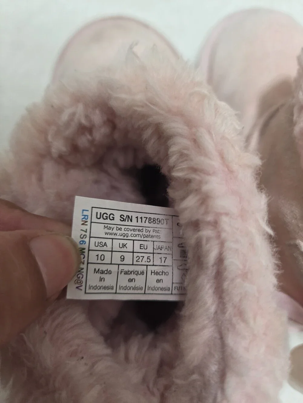 UGG Classic Mini Bailey Mixed Bow Boot for Kids Pink Size 10